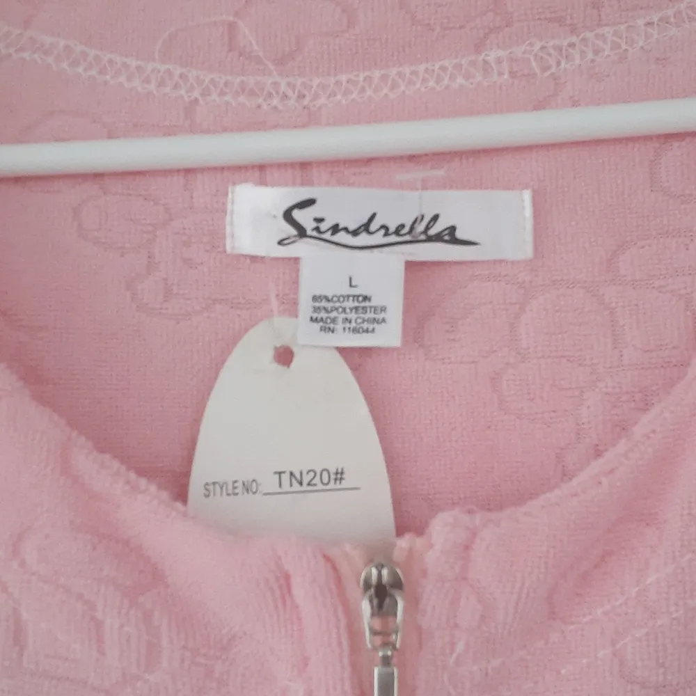 Sindrella Terry Duster Robe SIZE L Pink Size L - Image 3