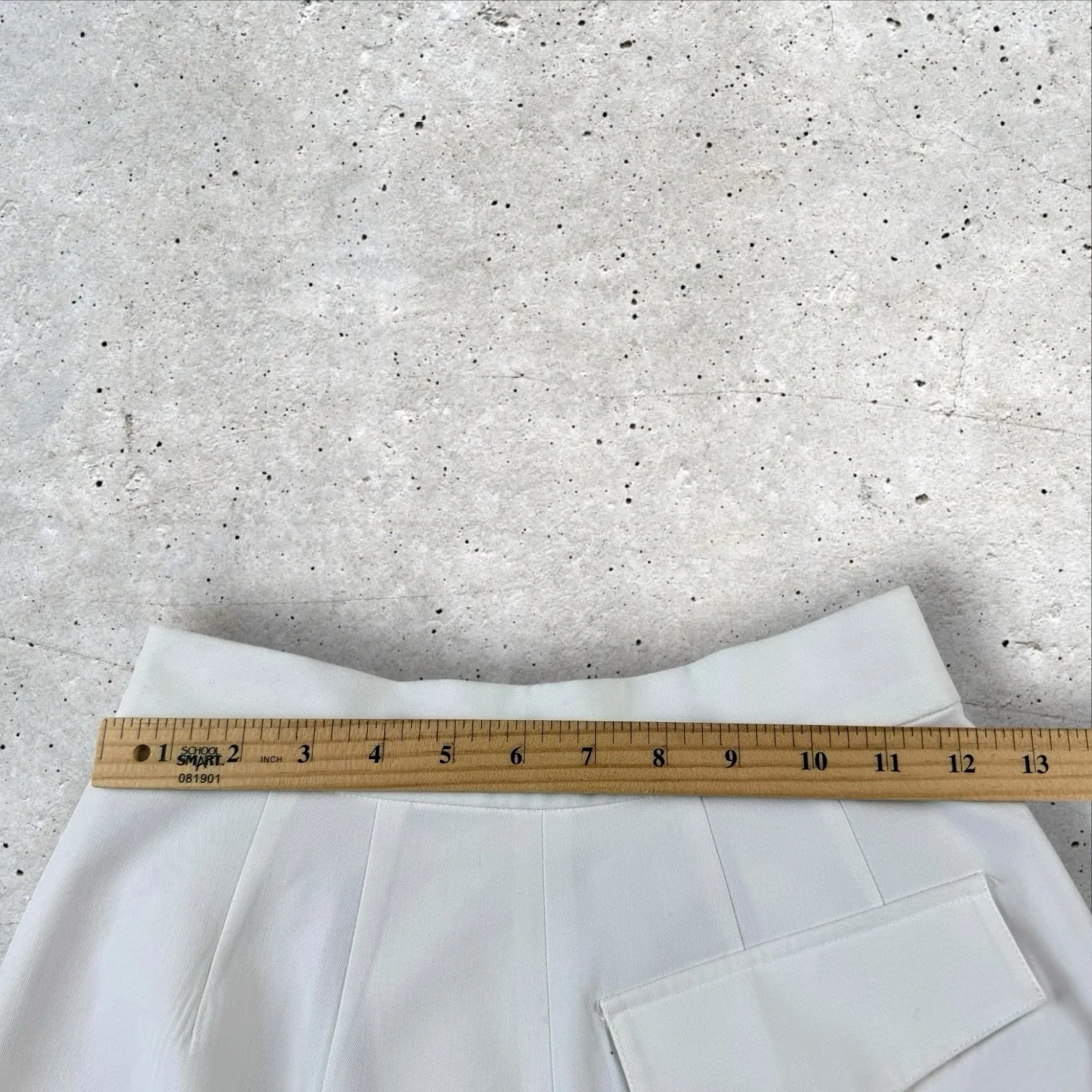 Ronny Kobo Leone Pleated Trouser Pants White Sz S‎ - Image 9