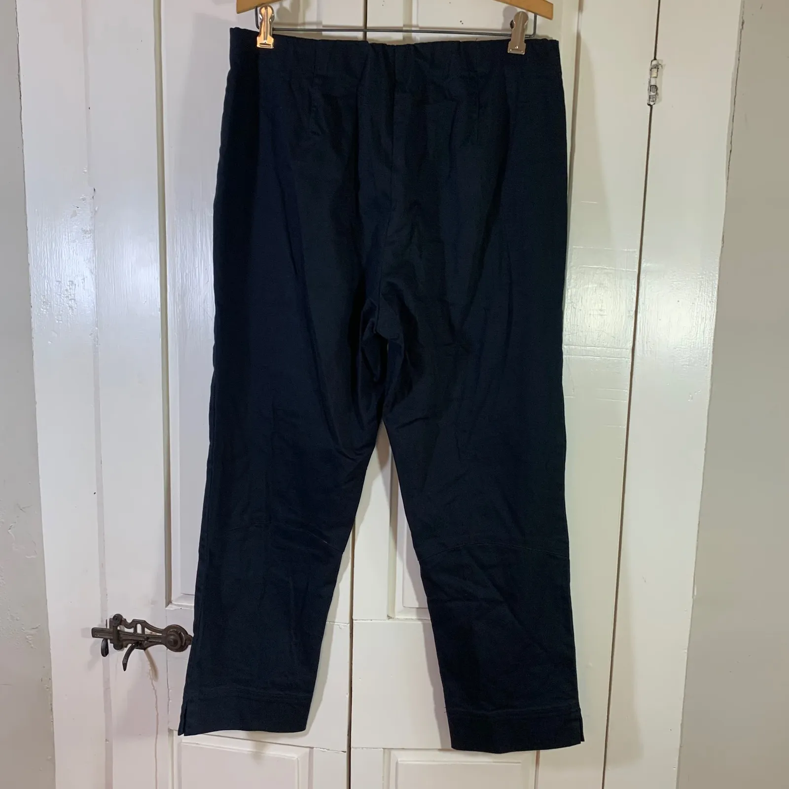 Liv by‎ Habitat Black Stretch Pants Women L Cropped Pull - Image 2