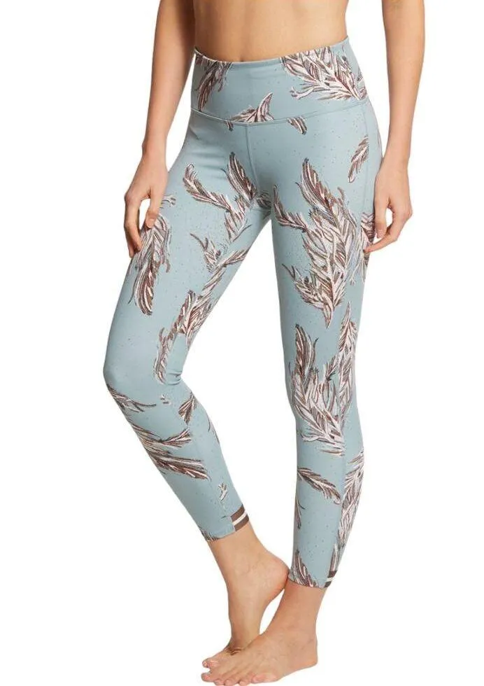Free People Movement Movement Serene Feather Printed 7/8 Yoga Leggings - XS - Image 11
