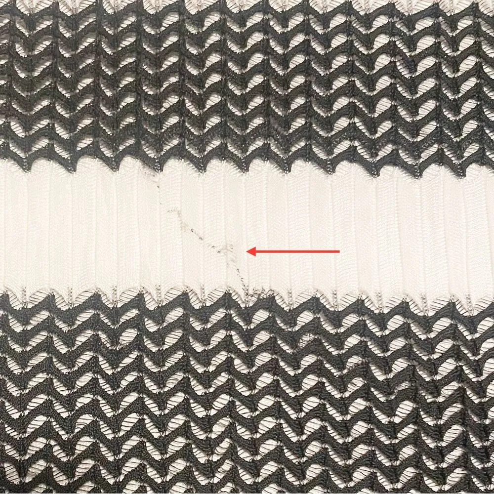 NWT Adrianna Papell Kang Kang Striped Trumpet Midi Dress Black & White Size 14 - Image 11