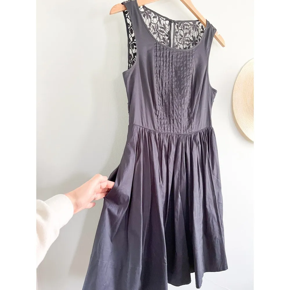 Anthropologie | Moulinette Soeurs | Sweet Enticement Dress | Navy Blue| Sz 4 - Image 3
