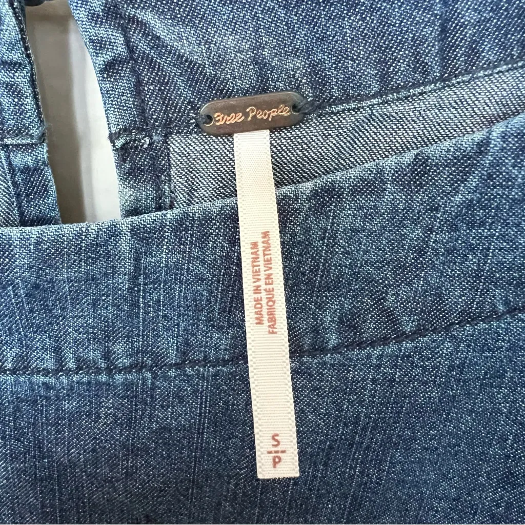 Free People Get Obsessed Mini Dress Custom Beaded Heart Short Sleeve Babydoll Sm - Image 3