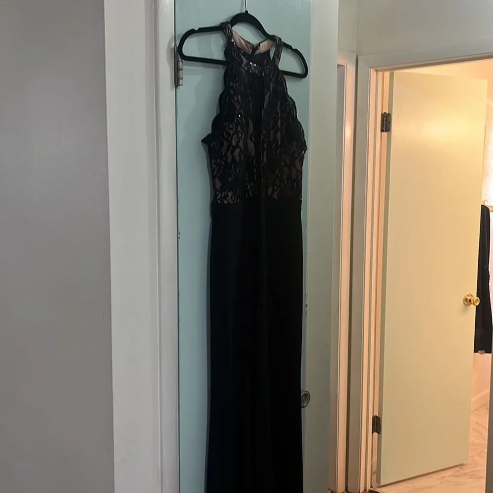 Lace detailed formal dress Black Size undefined - Image 3