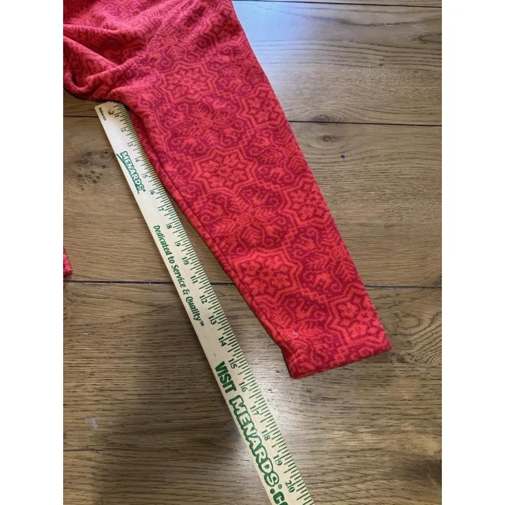 Lands End Red High Cowl Neck Pullover Sweater‎ Women Size 1X Fleece Fall Casual - Image 7