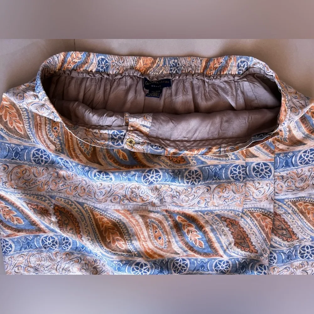 CHARTER CLUB Skirt 20W Vintage Y2K Cottagecore Prairiecore Floral Maxi Pencil - Image 15