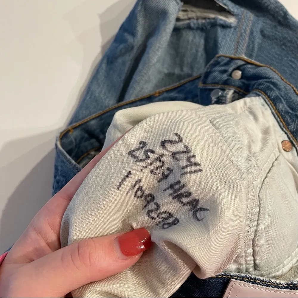 RE/DONE  x Levi’s Distressed Knee Rip Jeans - Image 50