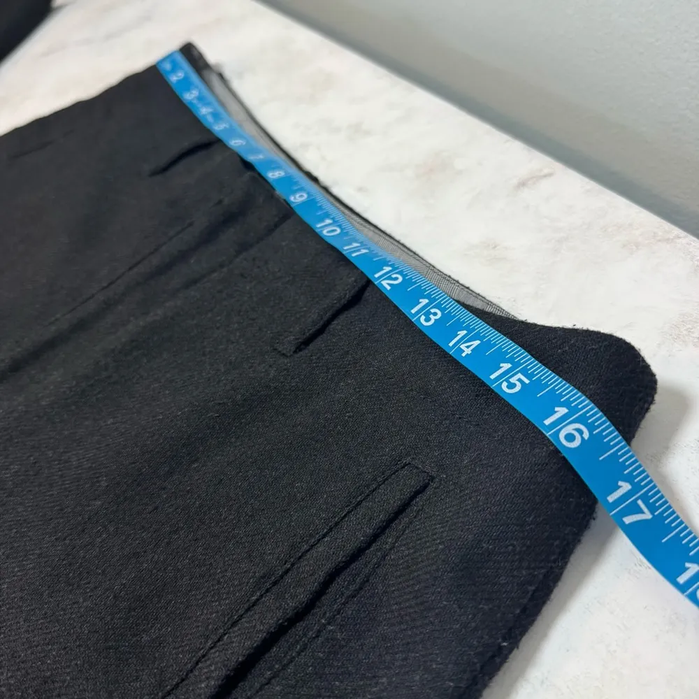 Women's Peruvian Connection Charcoal Gray Wool Blend Dress Pants Size 8 Trousers - Image 6