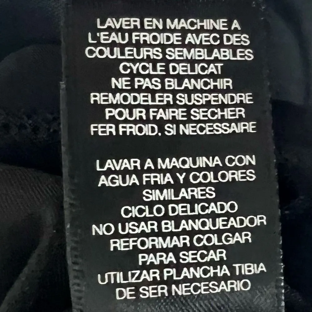 Kenneth Cole Black Cold Shoulder Drape Neck Blouse - Image 12