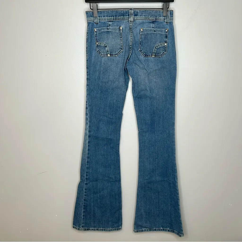 Juicy Couture Rare Horoscope Y2K Taurus Lowrise Flare Jeans Size 25 - Image 2