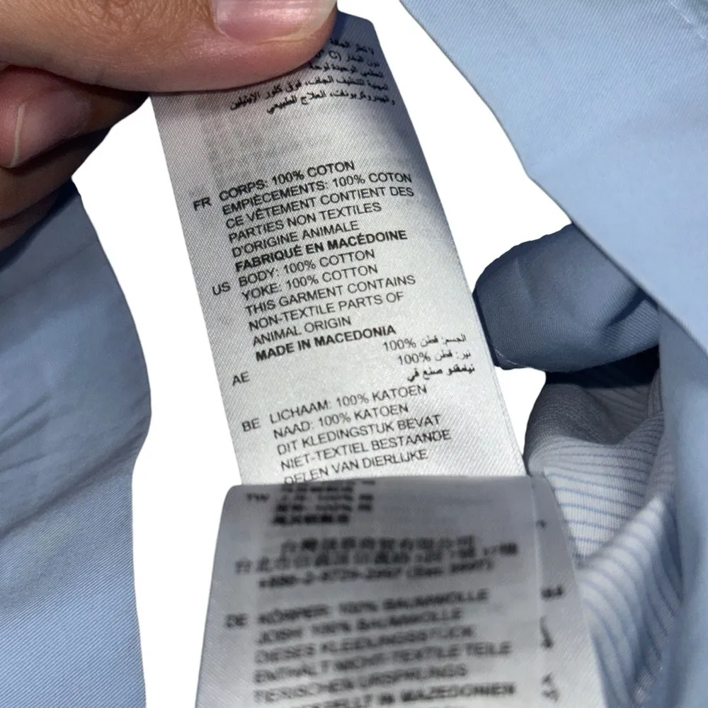 Sandro Rosalyn Colorblock Light Blue Short Sleeve Romper Women’s S - Image 4