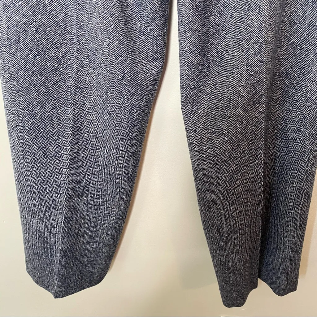 Vintage Pendleton 100% Virgin Wool Lined Straight Leg Tweed Dress Pants Sz 12 - Image 8