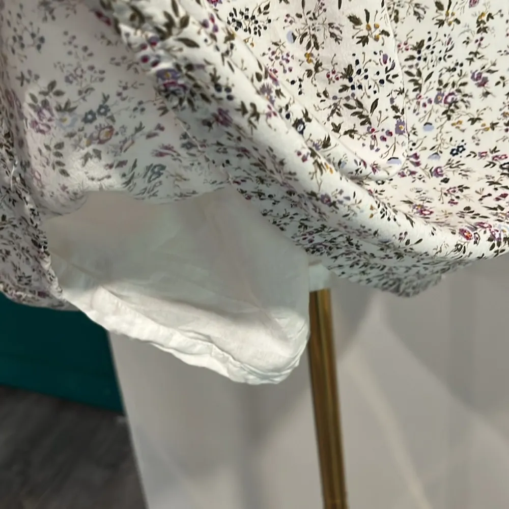 J Crew puff sleeve peasant Floral Print Women's Dress - 0 - Image 5