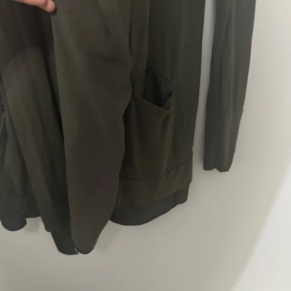 Saturday Sunday Anthropologie Olive Green Cardigan Sweater - Image 2