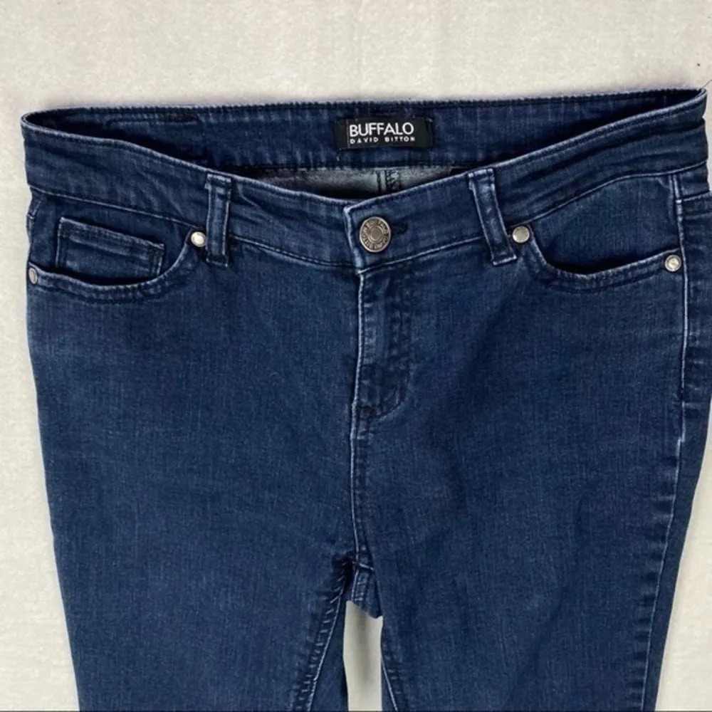 Buffalo David Bitten Womens Jeans Size 2 Dark Wash Denim Mid Rise Skinny Stretch - Image 3