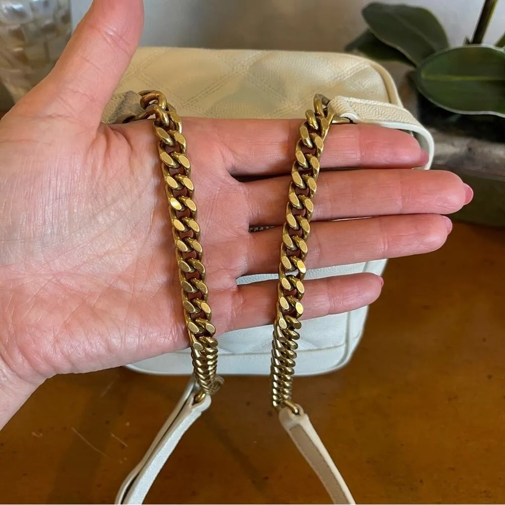 LIKE NEW Saint Laurent 80s Vanity YSL Crossbody Bag in Quilted Grained Leather - Image 14