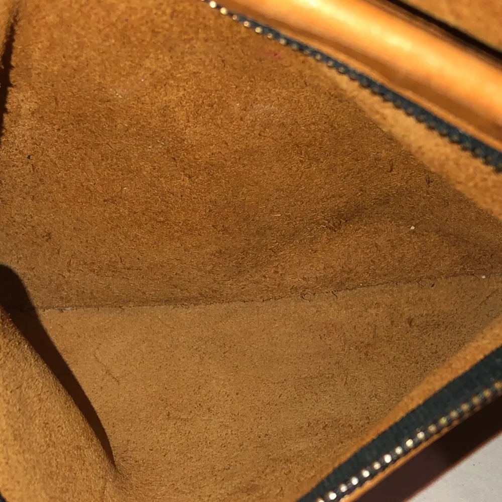 Vintage COACH Glove Tanned Drawstring Single Flap Drawstring Bag USA MADE 5809 - Image 8