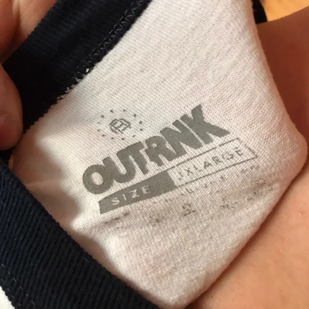 WHITE BASEBALL TEE STYLE USA OLYMPICS GRAPHIC TEE Size XL - Image 5