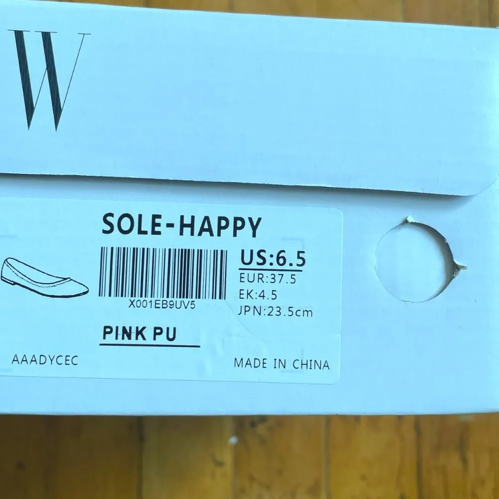 DREAM PAIRS Women's Sole-Happy Ballerina Walking Flats Shoes 6.5 (M) Pink - Image 9