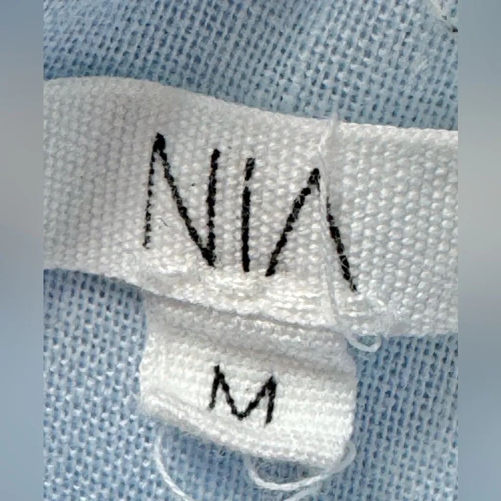 Light Blue Puff Sleeve Dress mini Size M - Image 4