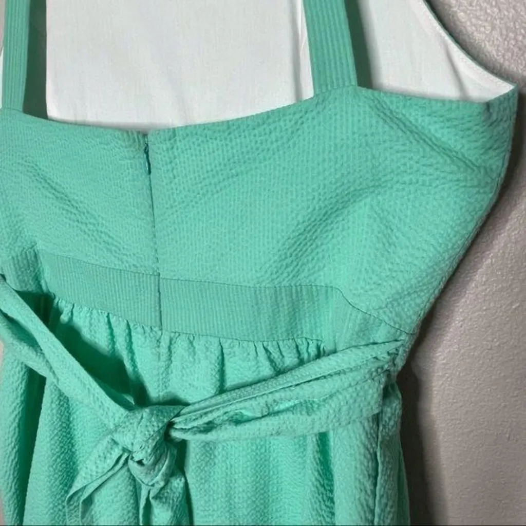 Lauren James Abigail Dress Size Large Seafoam Green Open Back Bow New - Image 8