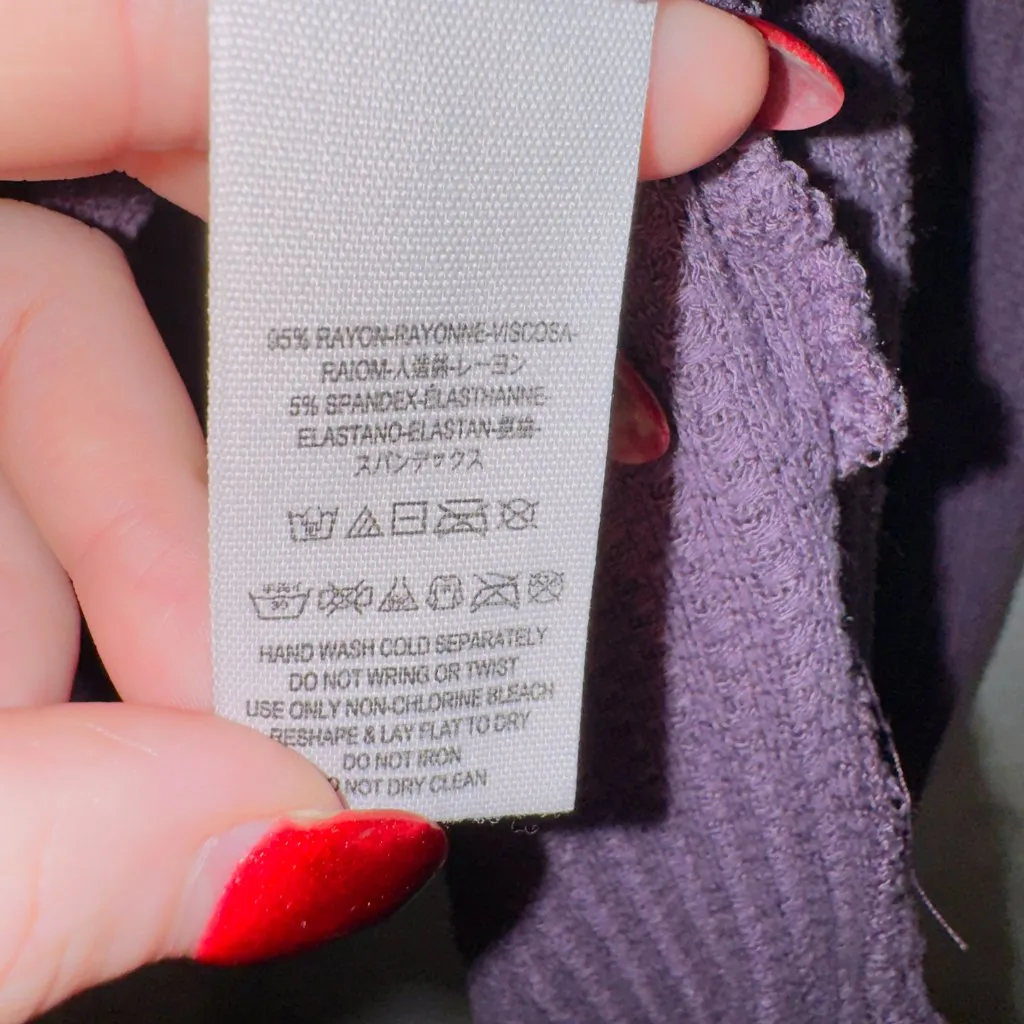 We The Free People Drippy Kristina Turtleneck Oversized Sweater Women’s Small - Image 8