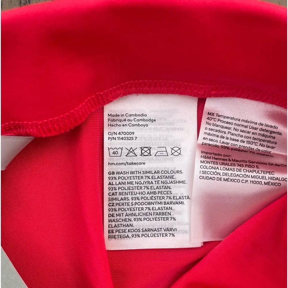 NWT H&M Bandeau Strapless Midi Dress Size XS Fitted Bodycon - Image 4