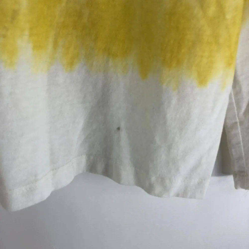 Re/Done Womens Hanes 50s Tie Dye T-shirt Long Sleeve Cotton Crewneck Blue S - Image 6