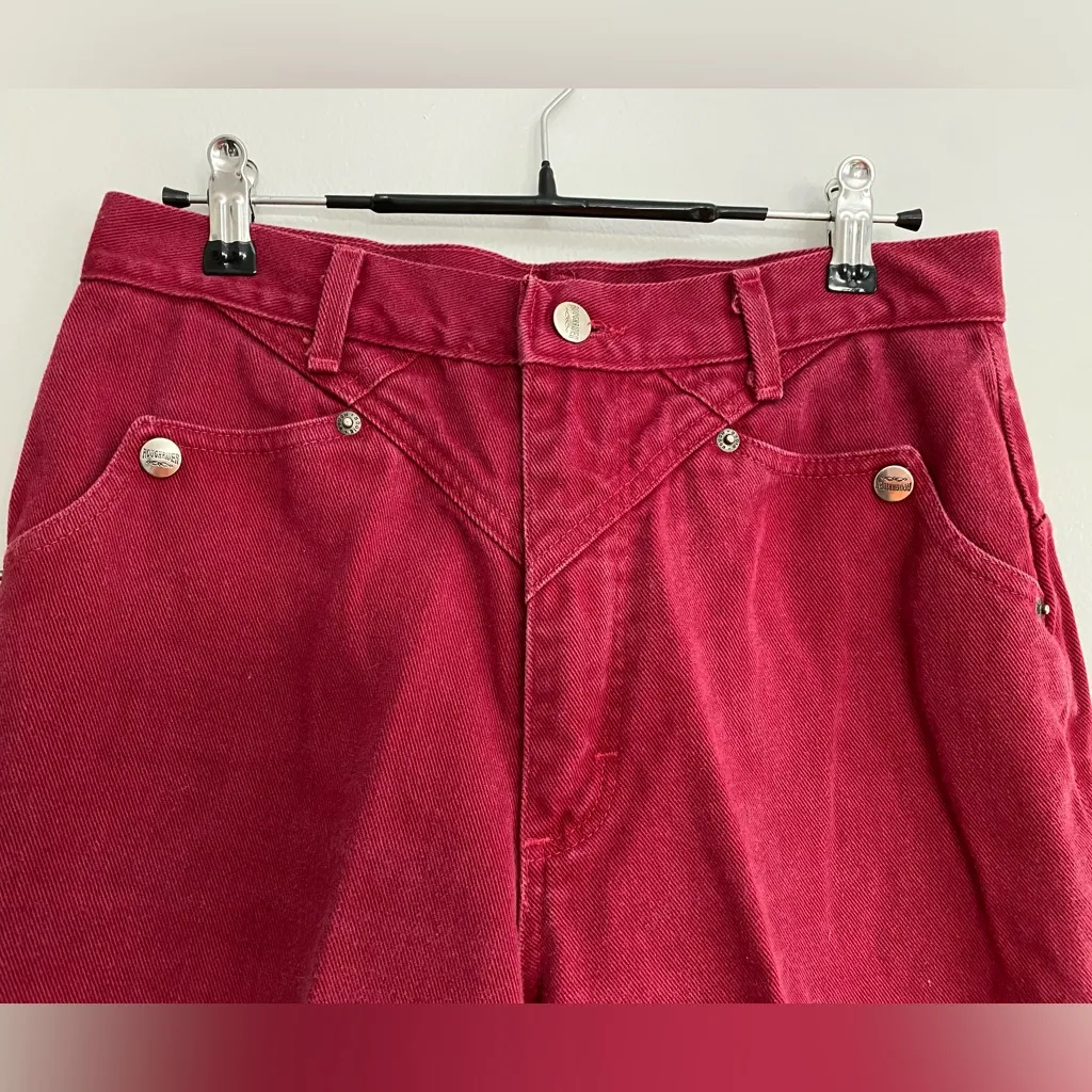 Vintage Roughrider Western‎ Jeans Red Size 12 - Image 3