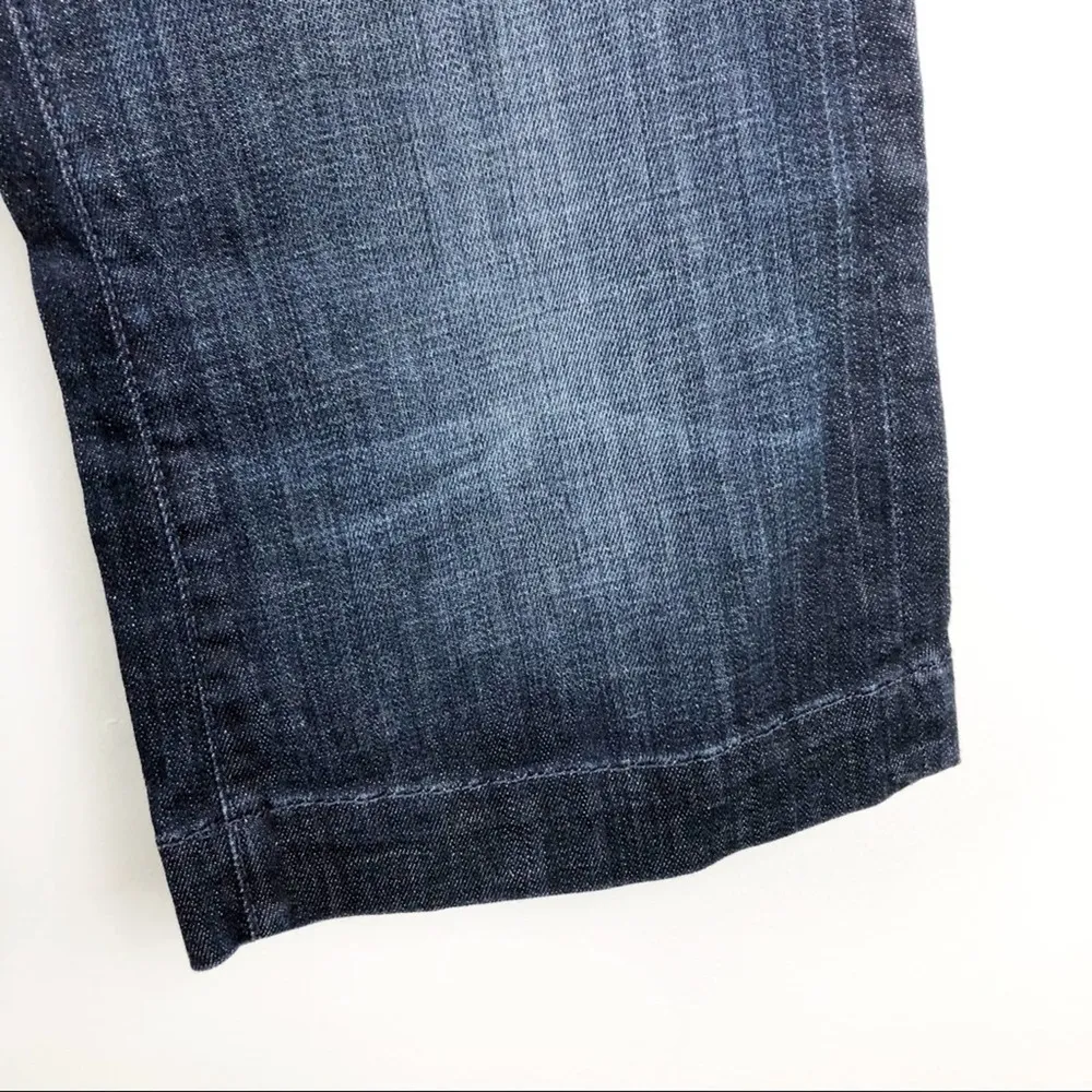 7FAM Dojo Dark Wash Cropped Jeans 27 - Image 7