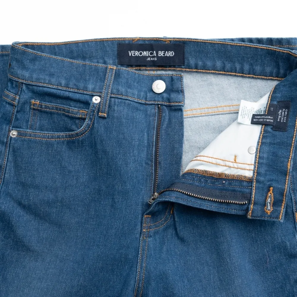 Veronica Beard. New! Carly Kick-Flare Jean. - Image 8