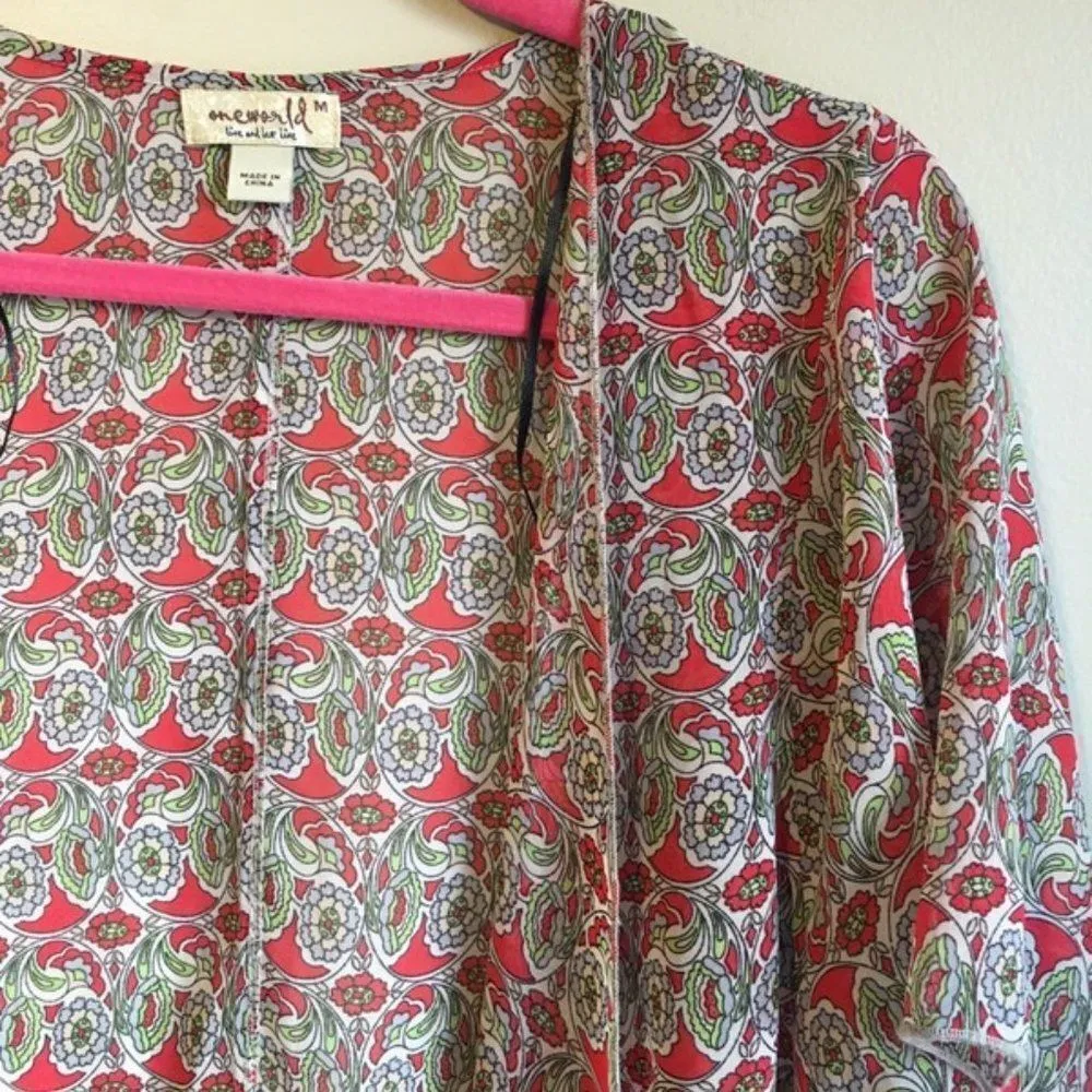 One world medium sheer cardigan - Image 2