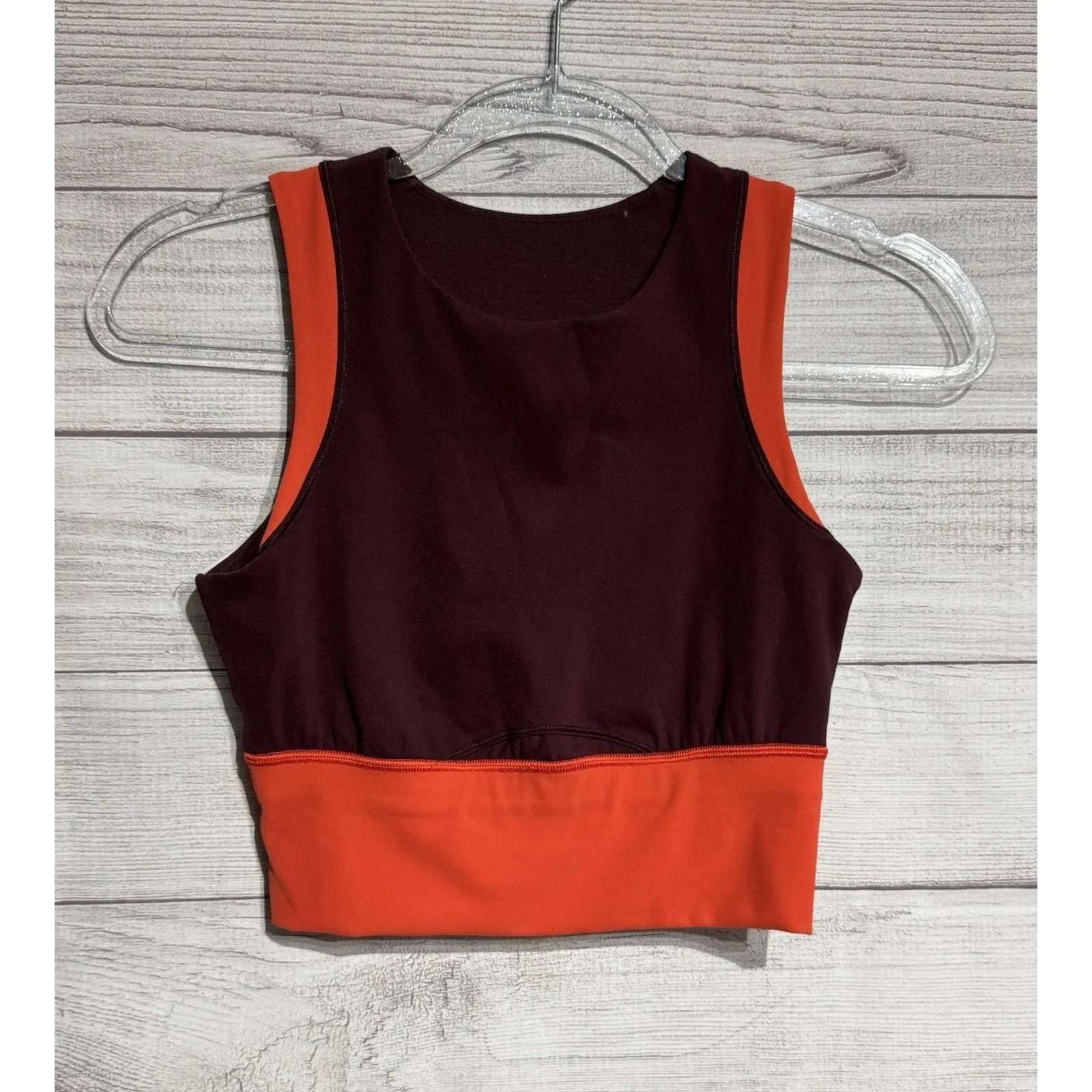 LULULEMON Kick Serve Sweat Bra Women's Size 4 Multicolor Padded Luxtreme - Image 1