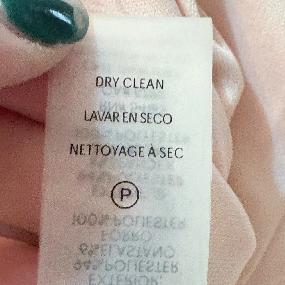 Calvin Klein Pink Asymmetrical Ruffled Sheath Lined Dress NWT - Image 8