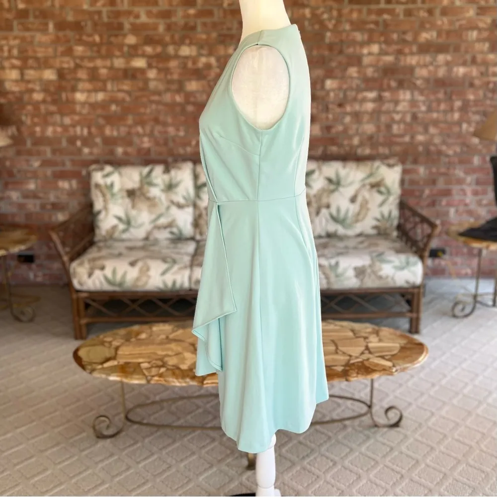 Calvin Klein Dress Mint Green Cascading Ruffle Sleeveless 4 Cocktail Party - Image 8