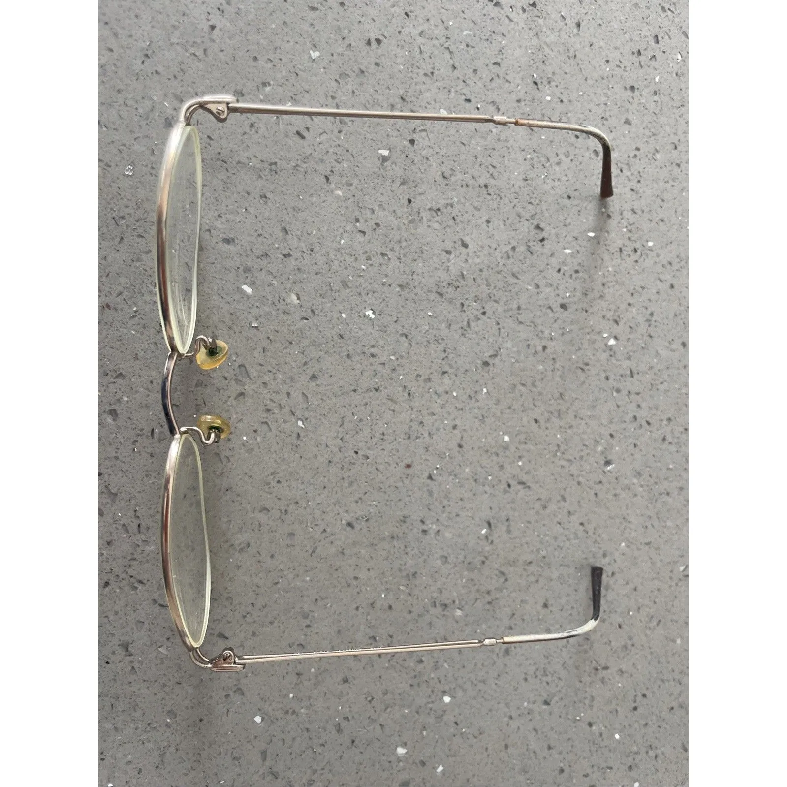 Anne Klein Eyeglasses 50-18-135 2025 K1046 Gold bronze half rim Frames ONLY - Image 2