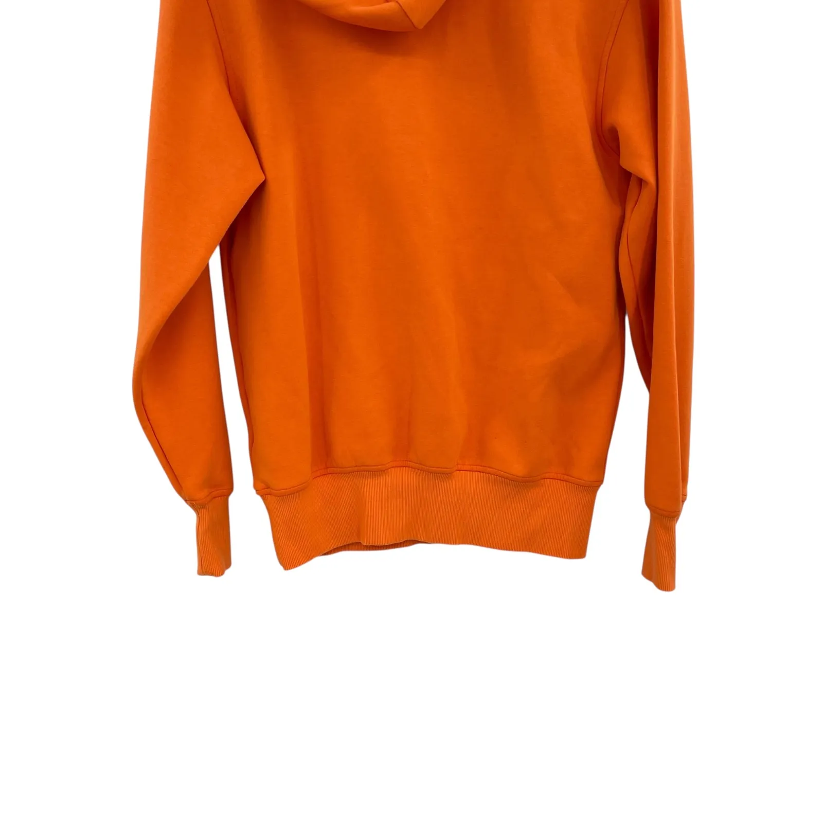 Telfar Embossed Hoodie Sweatshirt Logo Unisex Orange Size Small - Image 6