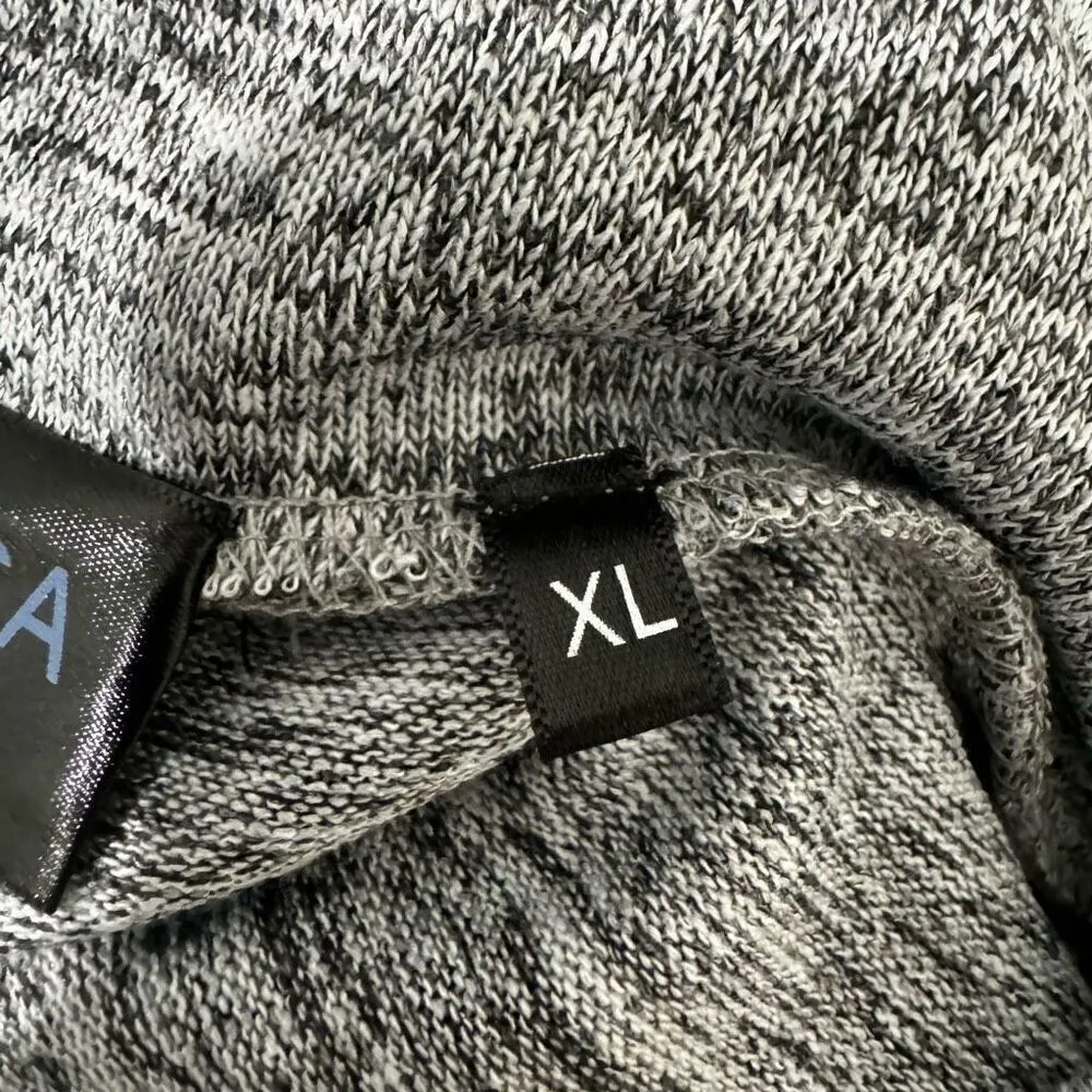 P. Luca Milano Cowl Neck Oversized Sweater Dress Gray XL - Image 5