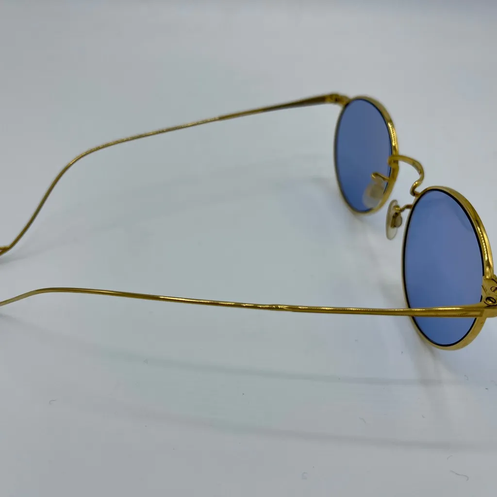 RetroSpecs & Co sunglasses w/ case, 12K gold filled wire, new, never worn - Image 6