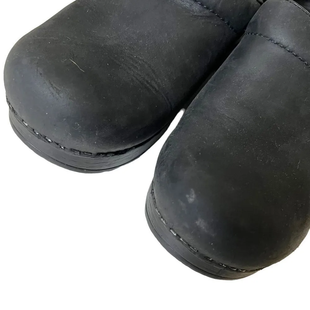 Dansko Professional Black Oiled Clogs - Image 4
