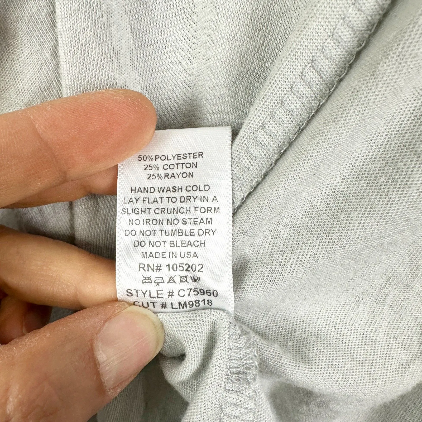 Chalet Lightweight Cardigan Jacket Size Large Lagenlook Cinch Tie Waist Pockets Gray - Image 8