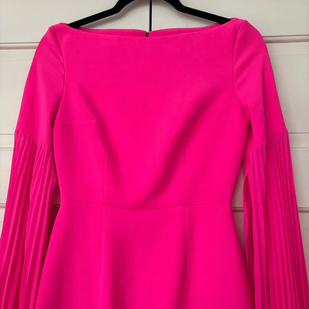 Solace London Women Grace Maxi Dress Hot Pink Neon Highlighter Size US2 UK6 EU34 - Image 4
