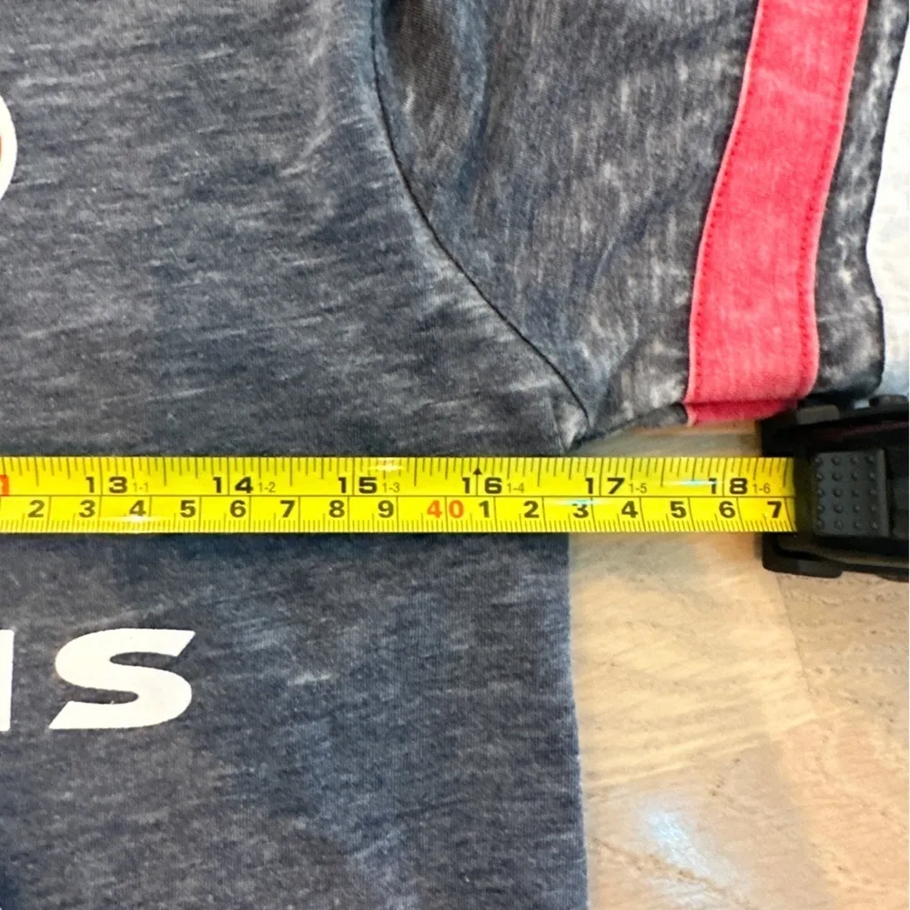 Houston Texans teens hooded short sleeve T-shirt navy blue red white S 3/5 NWT - Image 5