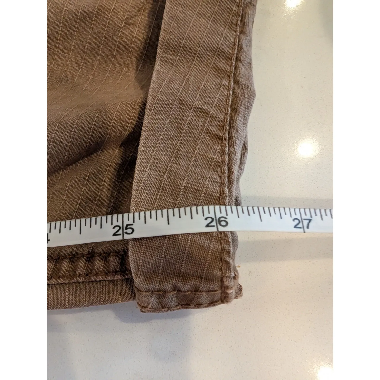 Free People NWT  Cargo Pants Brown Utility Boho Festival Size 4 Aztec Gorpcore - Image 7