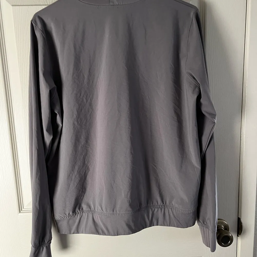 Size L Women’s Columbia Jacket Casual Full Zip Gray Water Resistant Large Grey - Image 2