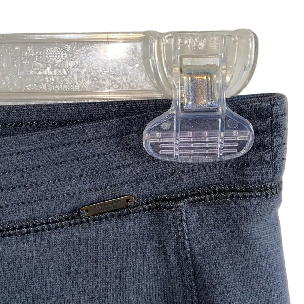 Abercrombie & Fitch Gray Moto Ankle Zip Leggings - Image 4