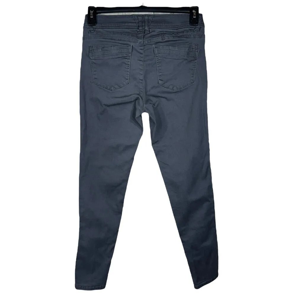 Democracy SZ 6 “Ab”technology Skinny Ankle Jeans Stretch Mid-Rise Zip-Fly Gray - Image 4