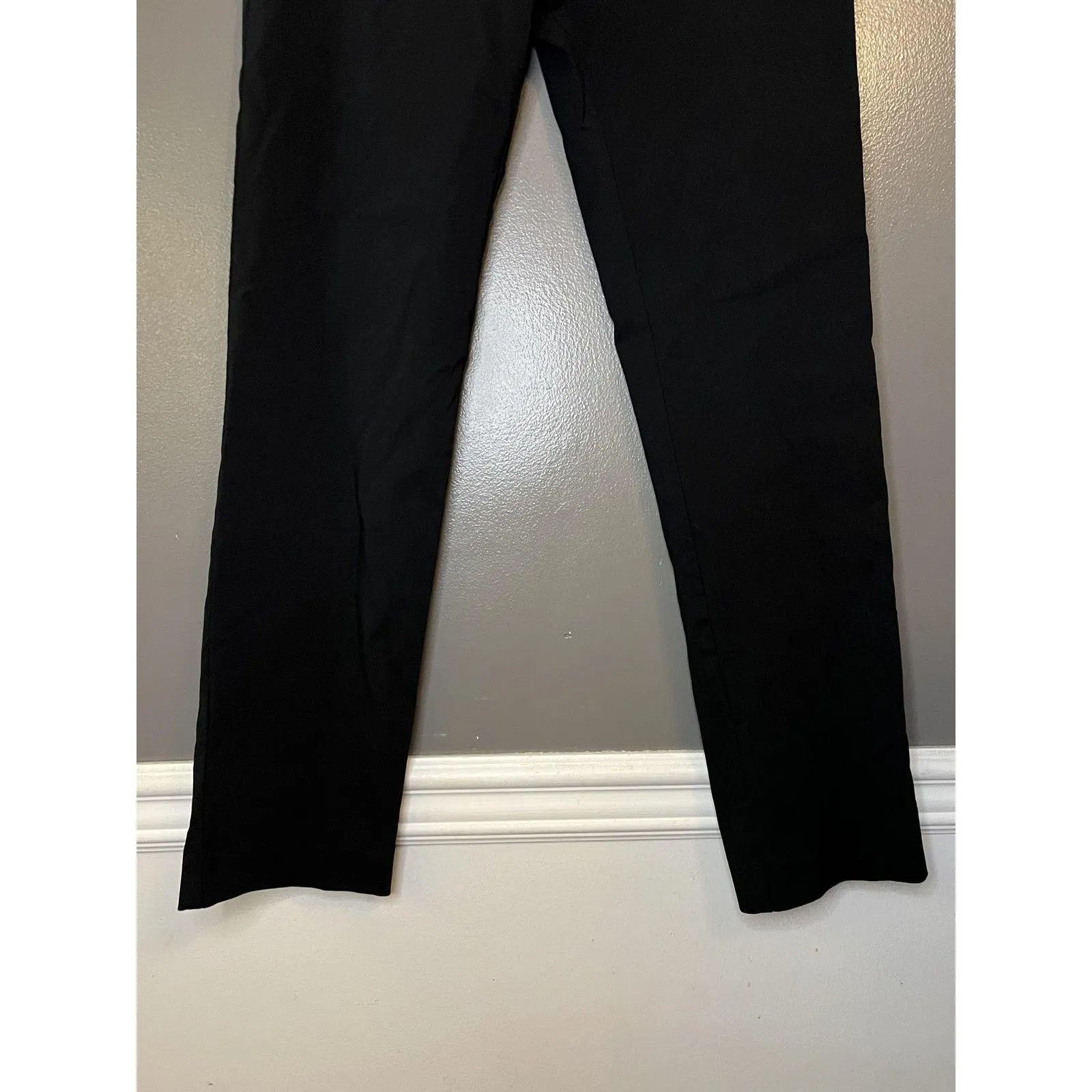 Zac & Rachel Pants Womens 8 Black Straight Leg Stretch Dress Career Work Office - Image 2