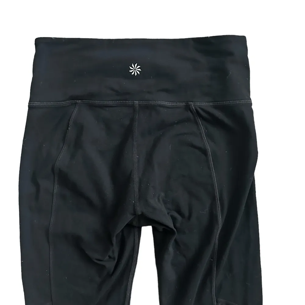 Athleta Women’s High Rise Chaturanga Capri Black Yoga Tight Pilayo Legging S T - Image 5