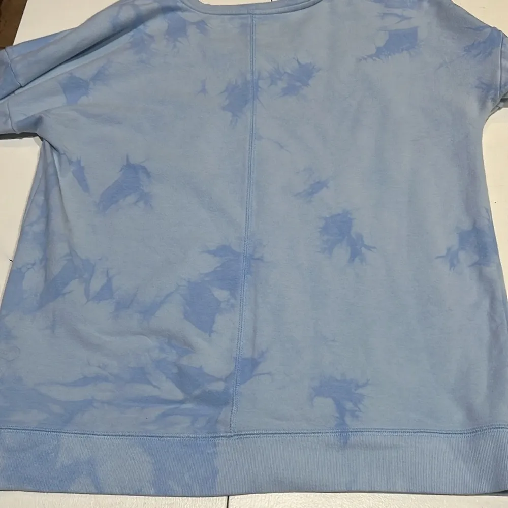 Tek Gear medium V-neck, tie-dye long sleeve sweater - Image 2